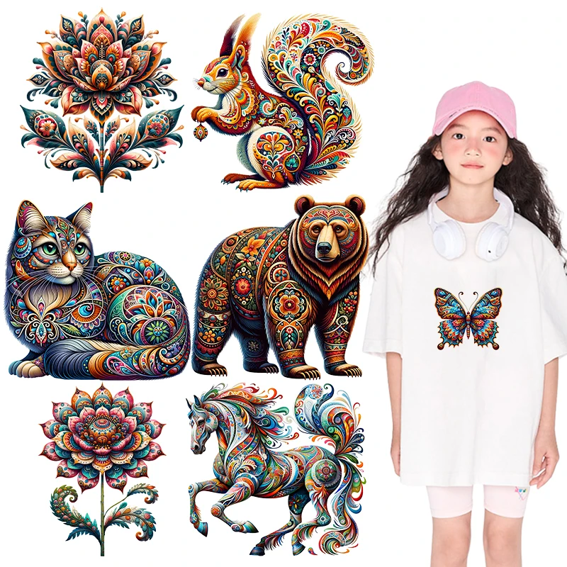 Retro Folk Animals …