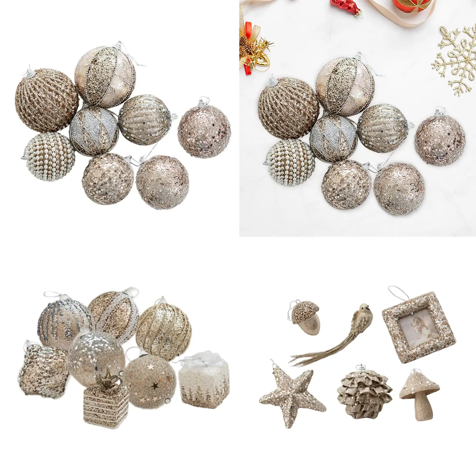 

Christmas Tree Decorations Decorative Baubles for Engagement Indoor New Year