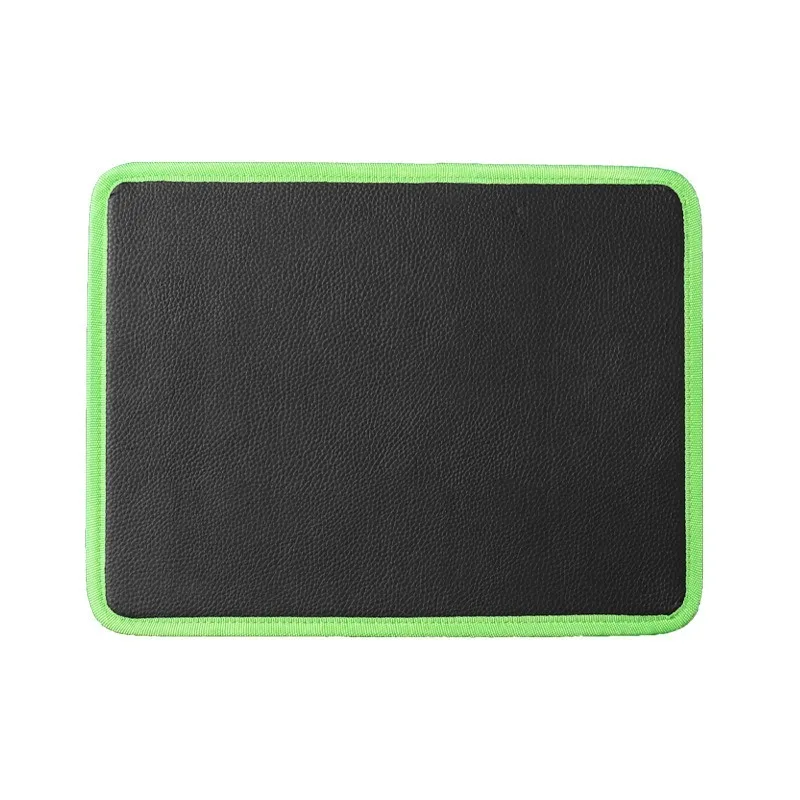 Magnetic Tool Pad, Screw Adsorption Storage Pad, Black Green Magnetic Suction Leather Pad for Tool Storage
