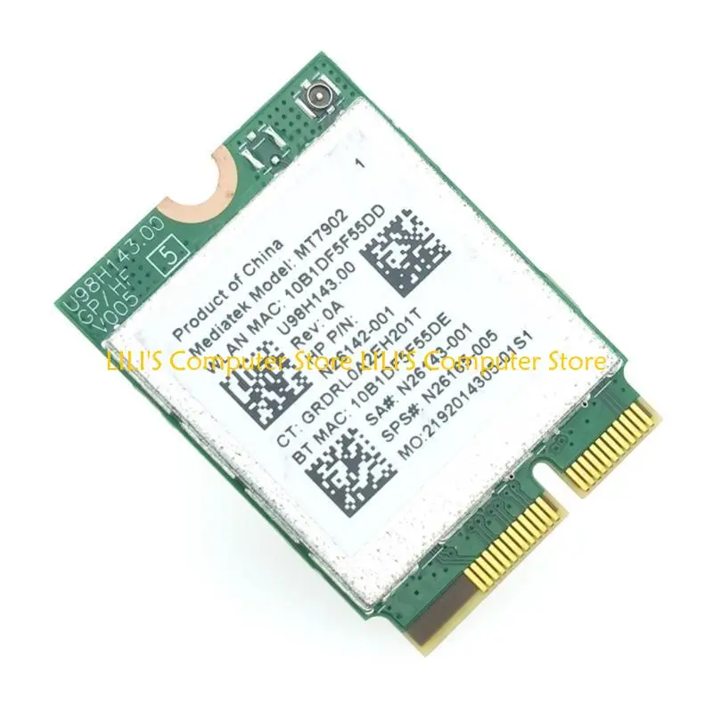 A52B MT7902 WIFI6E بطاقة الشبكة اللاسلكية M.2 متداخلة لأجهزة الكمبيوتر المحمولة والكمبيوتر #2