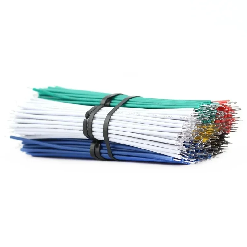 50pcs Tin-Plated Breadboard,26AWG 7.8cm Fly Jumper Cable,PCB Solder Cable,1007-26AWG Tin Conductor Wires