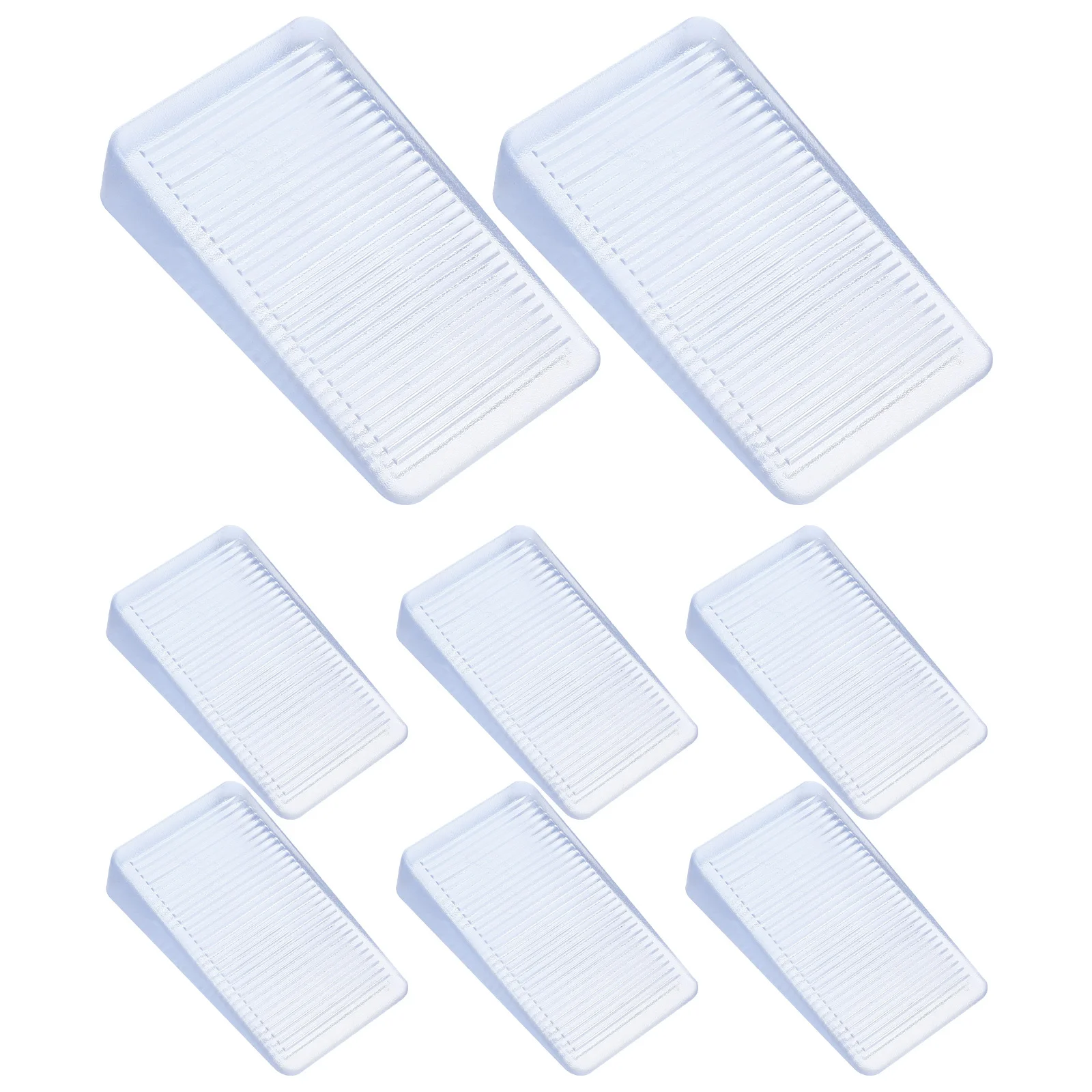 8Pcs Safety Door Stopper Furniture Leveling Shims Perfect for Protecting Wood Floors and Ceramic Surfaces Furniture Levelers