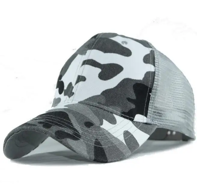 10Pcs visored Hat Custom Camo Baseball Cap Adult Embroidery camouflage Men\'s caps Stitch LOGO Curved Peaked Visor kanye Children