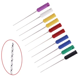 10Pcs/Pcs Dental Nerve Barbed Broaches Endodontic Root Canal Cleaning Needles Hand Use Files Dentistry Tools
