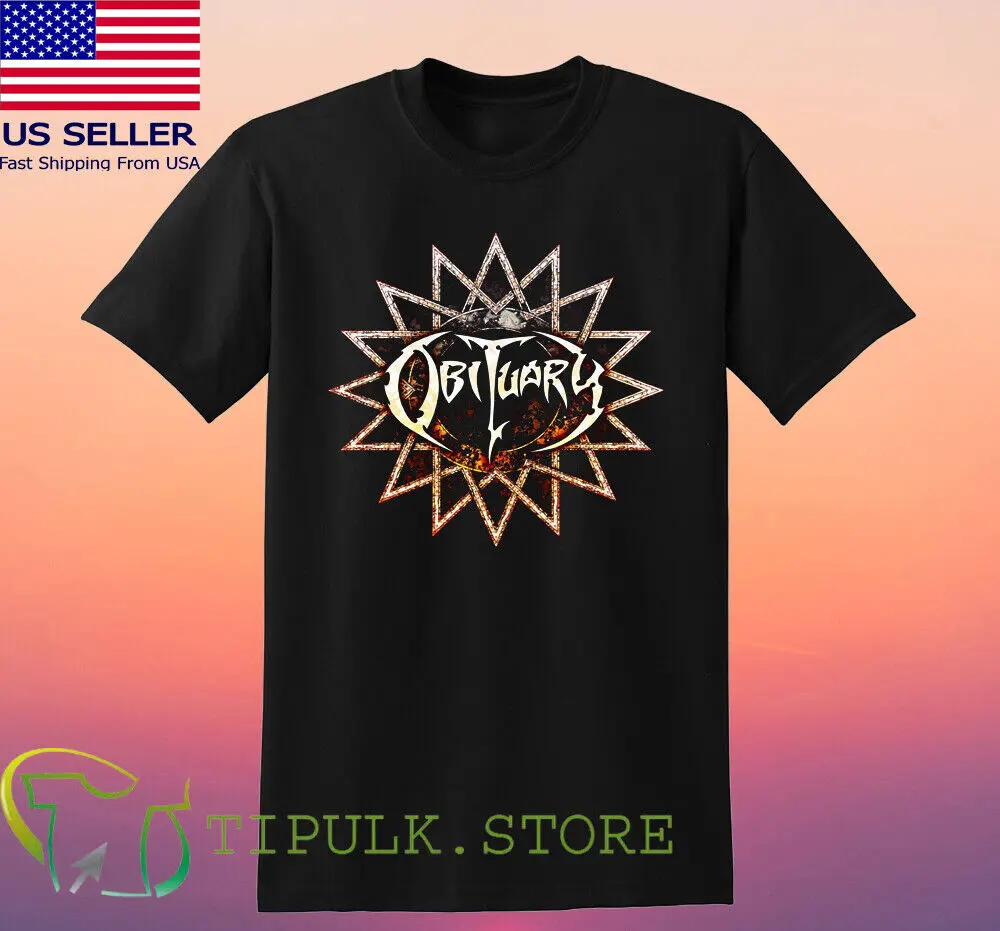 

Obituary Black T-shirt Size S-5XL