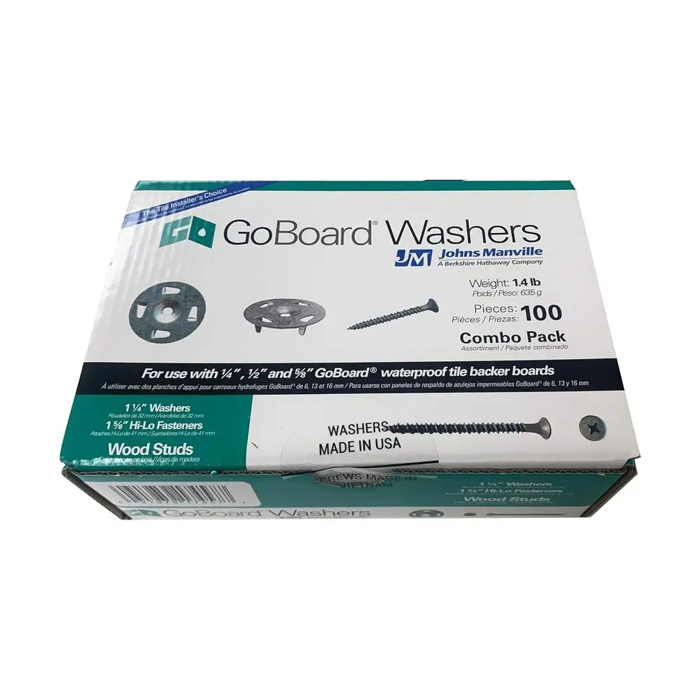 1 1/4 Washers & 1 5/8 Hi-Lo Anchors Combo Pack (100 Pieces)
