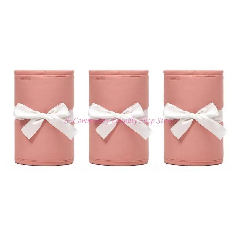 85AE 3Pcs Soft Baby Bed Barrier Paddings set Baby Safety Bumper Baby Crib Edges Guard Soft Wrap High Sponge Modern