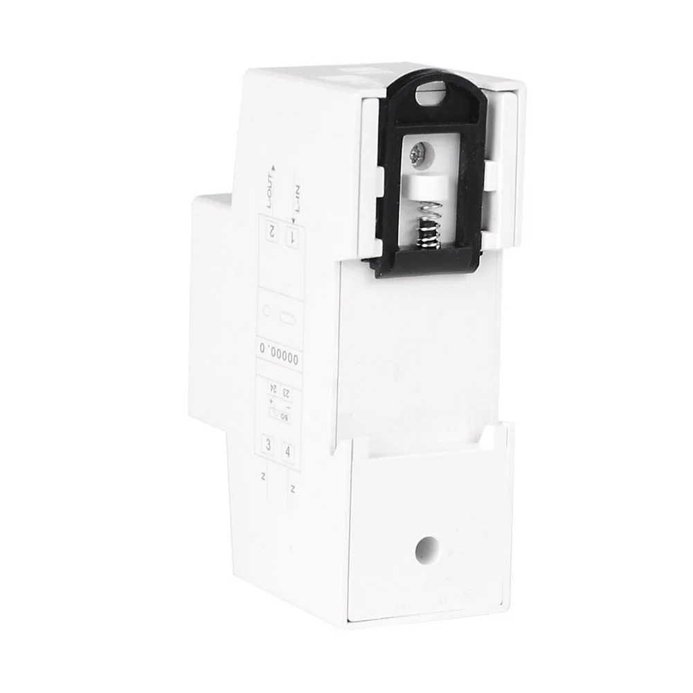 AC 230V 80A Single Phase Mechanical Electricity Meter with for pulse Output and Optical Isolation for Reliable Energy
