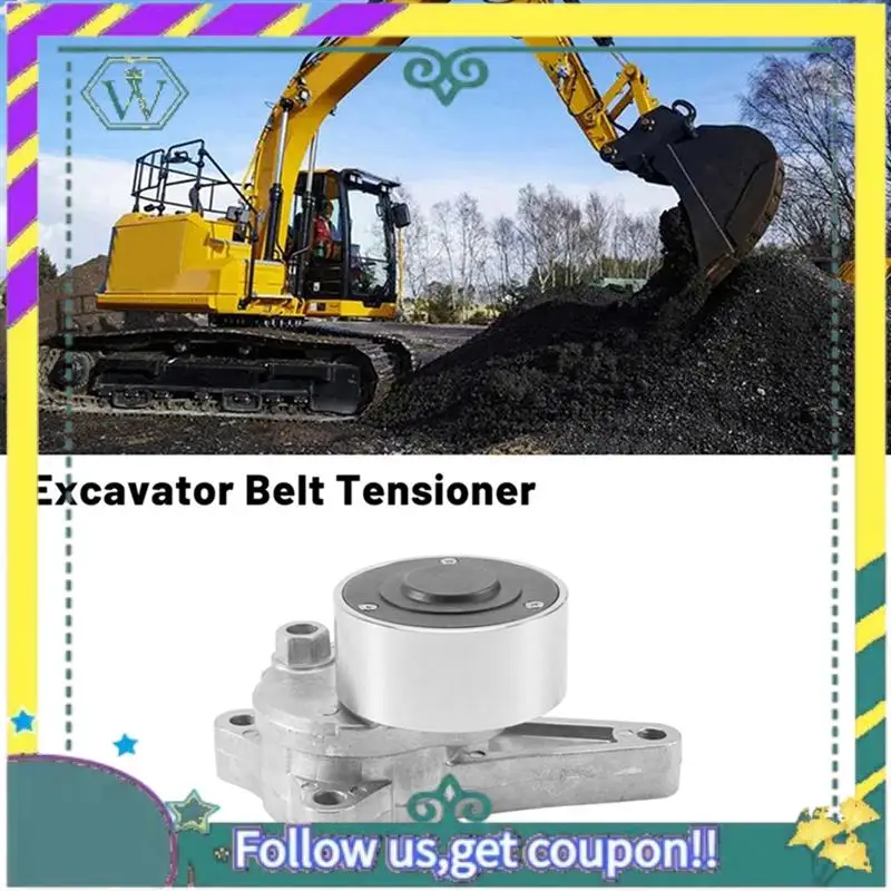 ترقية 1 قطعة حزام حفارة الموتر المهمل بكرة الضابط 320-08657,320/08657,32008657 الفضة معدن ل JCB 3CX 4CX حفار