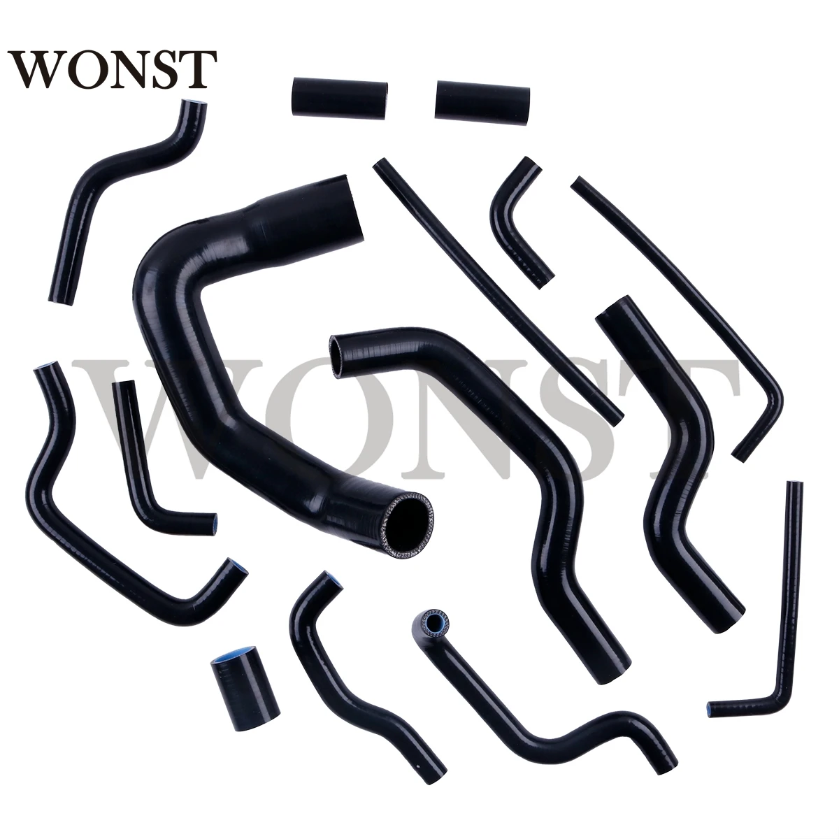 ل 1976-1996 جاكوار XJS 5.3L/6.0L V12 سيليكون المبرد و خرطوم السخان عدة 1977 1978 1979 1980 1981 1982 1983 1984 1985-1995