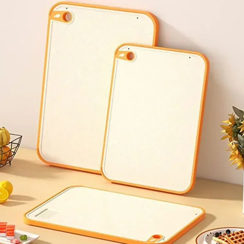 1pc Chopping Board Household Antibacterial Anti-mold Chopping Board Double-sided Cutting Board