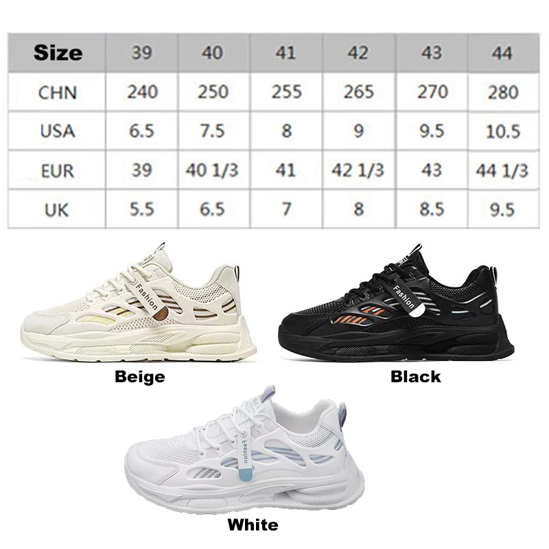 Oulylan Versatile Soft Soled Lace Up Sneakers Summer Mesh Breathable Sport Footwear 2025 Men Pure Color Lightweight Casual Shoes