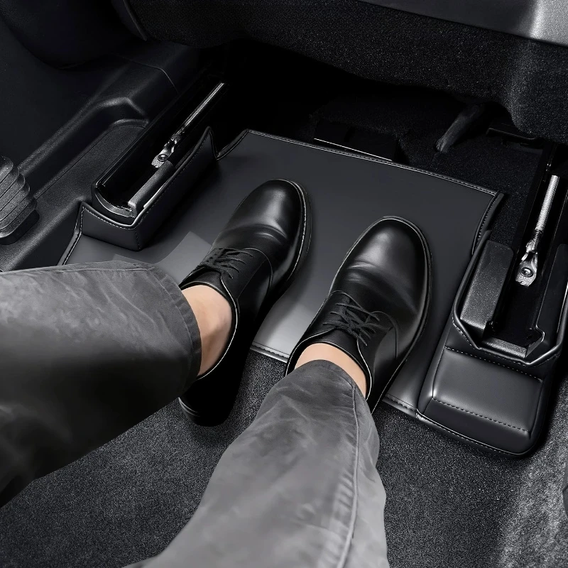 Anti-kick Pads Under Front Seats Anti-wear Protective Leather Pads For Lincoln Nautilus Under Seats Interior Accessories Tools