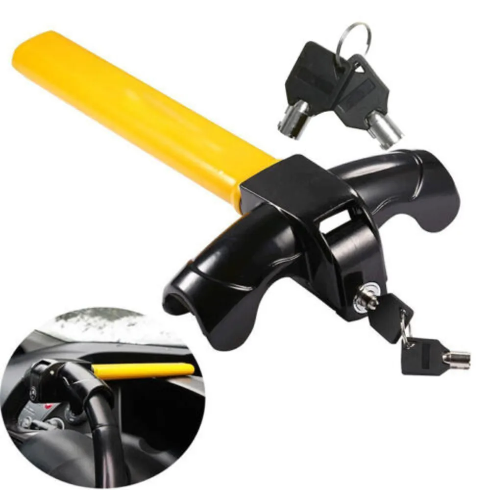 Universal Steering Wheel Lock For Cars , Heavy Duty Anti-Theft- 2 Keys UK-