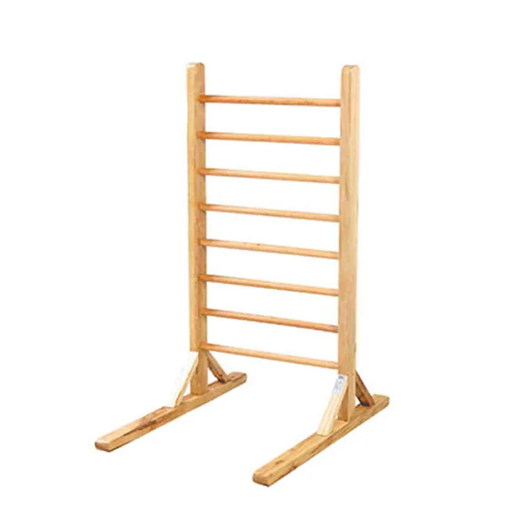 Children's Rehabilitation Ladder Chair with Back High Back Solid Wood Chair Ladder Back Frame Rehabilitation Equipment