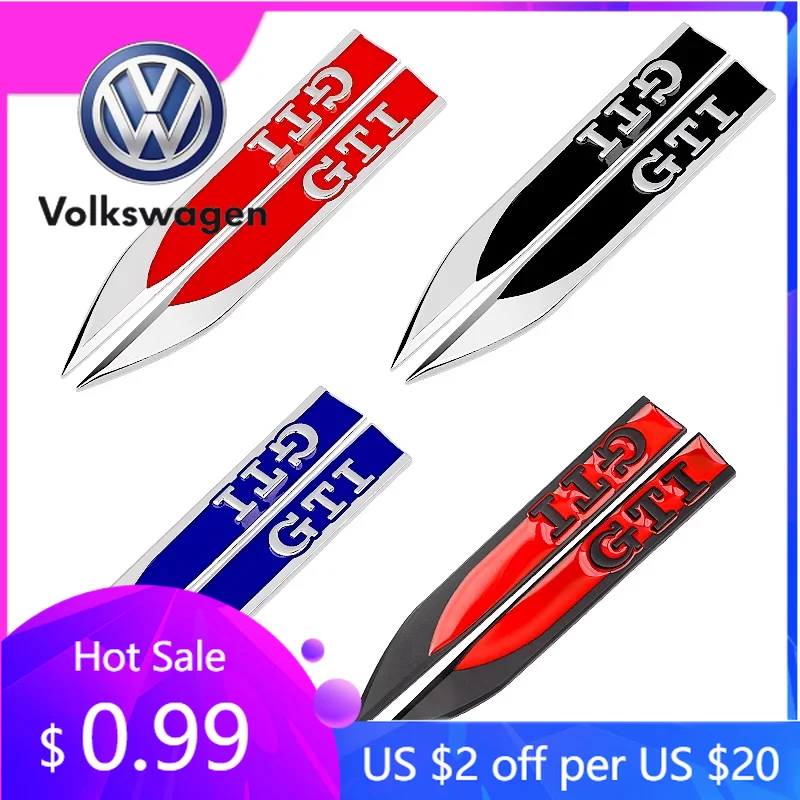 

Новая металлическая эмблема GTI на крыло для Volkswagen VW Golf 2 3 4 5 6 7 GTI MK2 MK3 MK4 MK5 MK6 MK7 MK8 (2026 год)