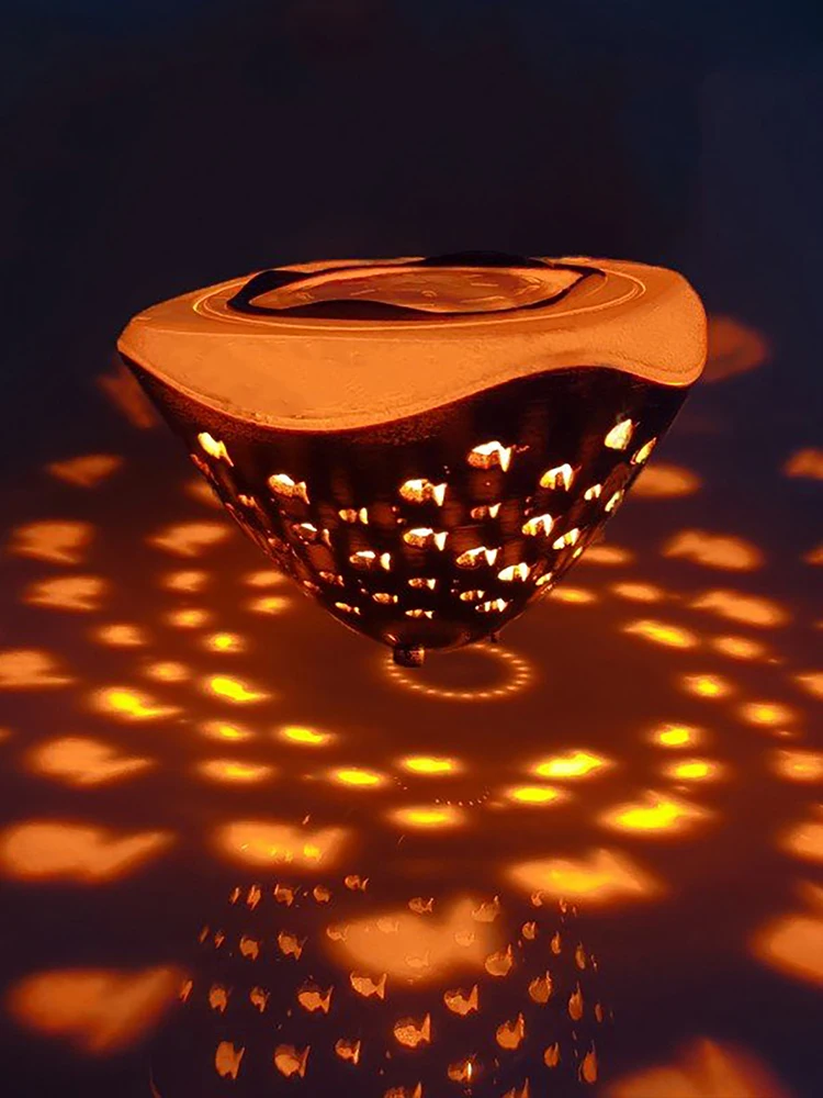 for Colorful Underwater Lights Fish Pattern Multi Color Underwater Lamp LED Battery Operated for Disco Pool Party