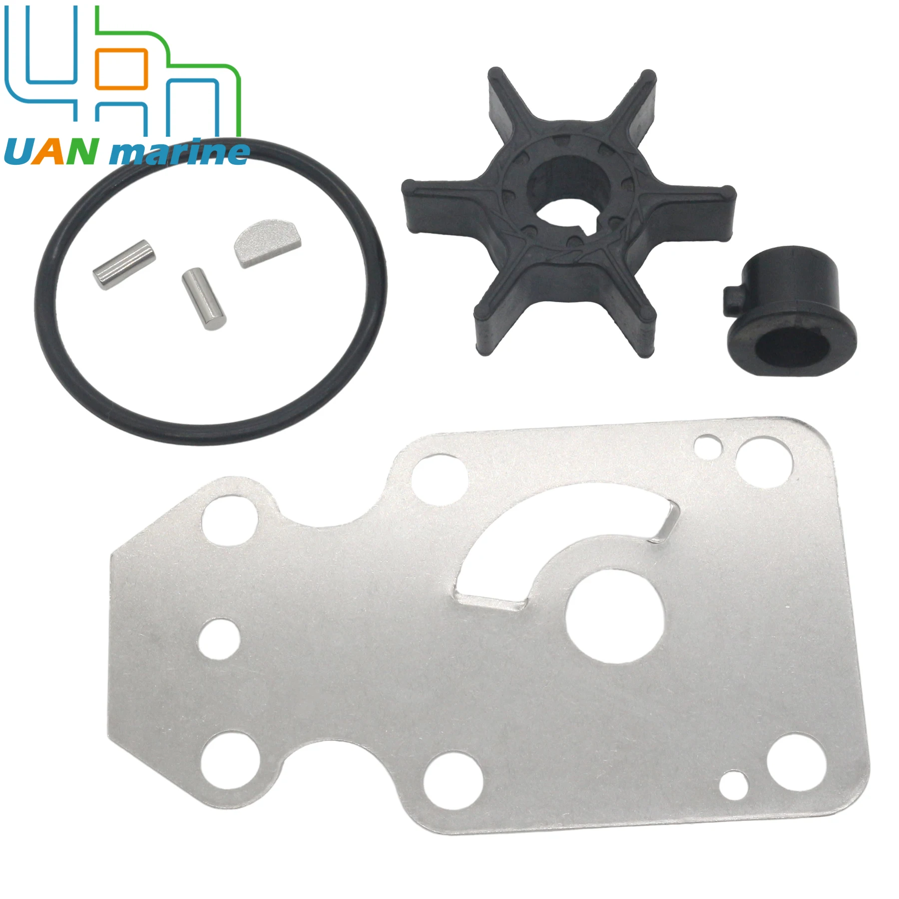 

63V-44352-00 Water Pump Impeller Rebuild Kit Compatible with Yamaha 4-Stroke 9.9HP 15HP 20HP Outboard Motors Sierra 18-3479