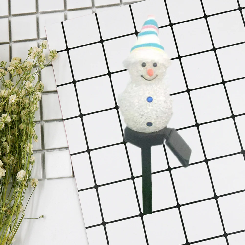 

Garden Waterproof Snowman LED Light Solar Energy Christmas Decor Size M Random Color Outdoor Lamp Christmas Light