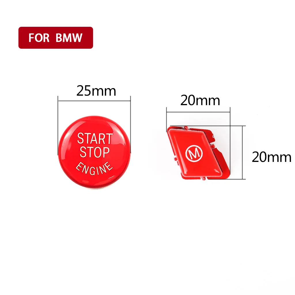 عجلة توجيه سيارة M وضع الأبجدية وزر إيقاف تشغيل المحرك لسيارات BMW 3 Series E90 E92 E93 M3 2007-2013 استبدال داخلي