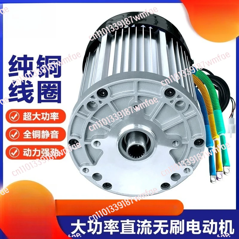 3600rpm 4200rpm 4800rpm 3000W 48V/60V72V Electric Three-four-wheel New Energy Vehicle High-power DC Brushless Differential Motor