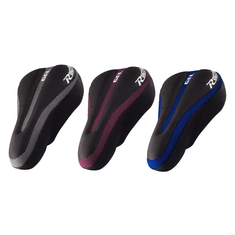

Gel Bike for Seat Cover Padded Saddle Covers Comfortable Exercise Bike for Seat Cushion Cover for Cycling Mounta A70D