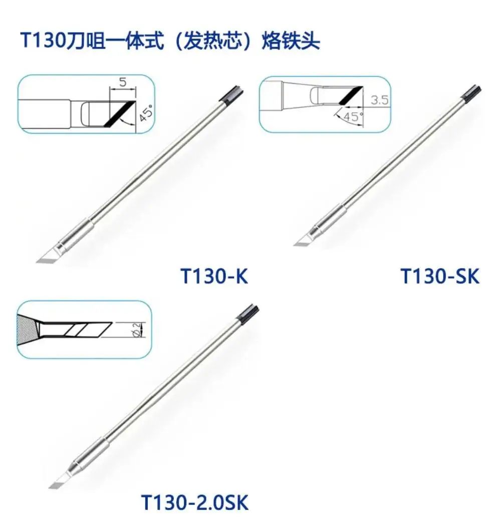 ATTEN original T130 series integrated heating core GT-6200/GT-6150 suitable tip, for soldering soldering iron station