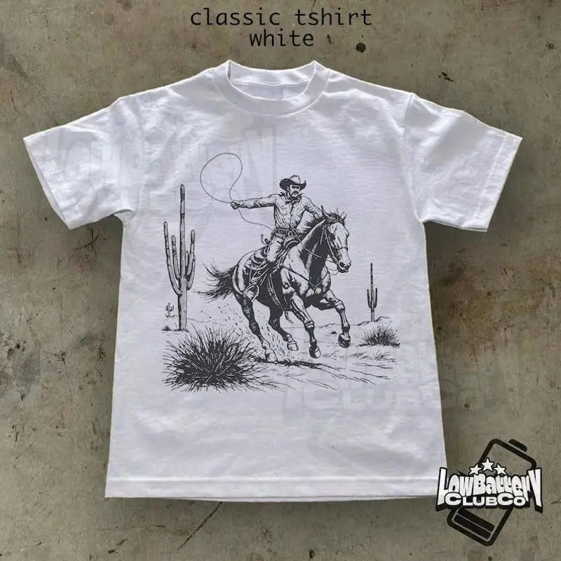 

Винтажная футболка Western Cowboy 90-х годов в стиле гранж-родео S 5Xl