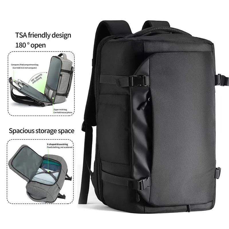Bolso para Hombre y Mujer, Mochila de Viaje Tamaño Cabina, Mochila 40x30x20, Bolso de Cabina Ryanair, Equipaje de Viaje Antirrobo