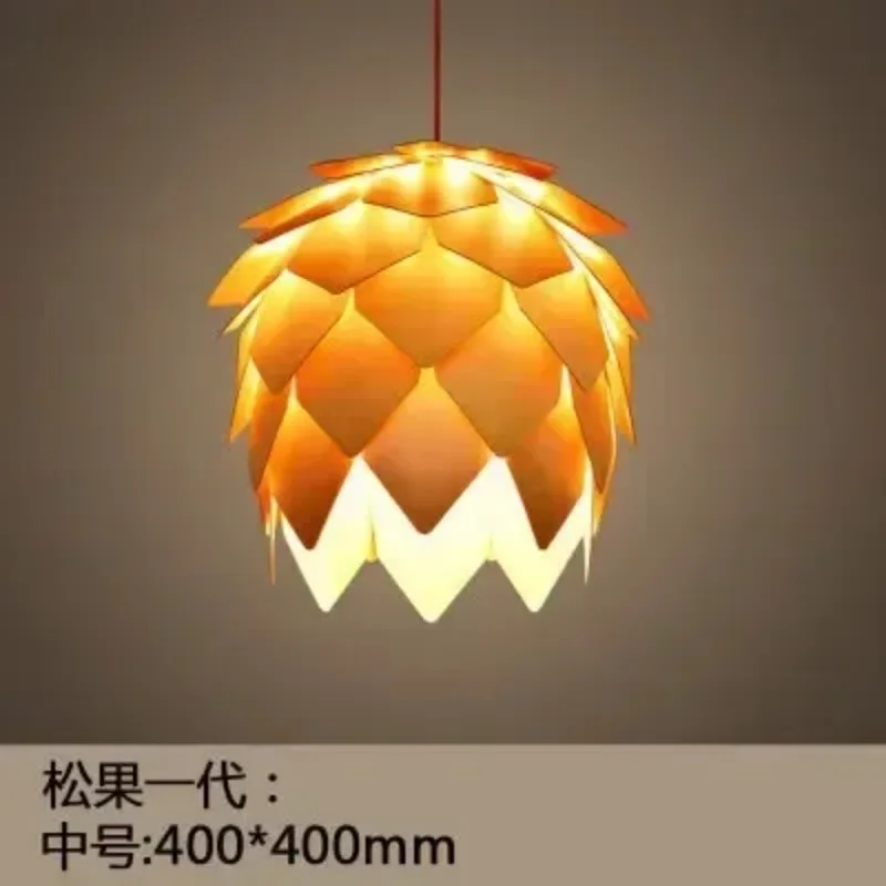 

Nordic Morden OAK Wooden Pinecone led Pendant Lights Hanging Wood modern Lamp Dinning Room Restaurant Retro Fixtures Lighting