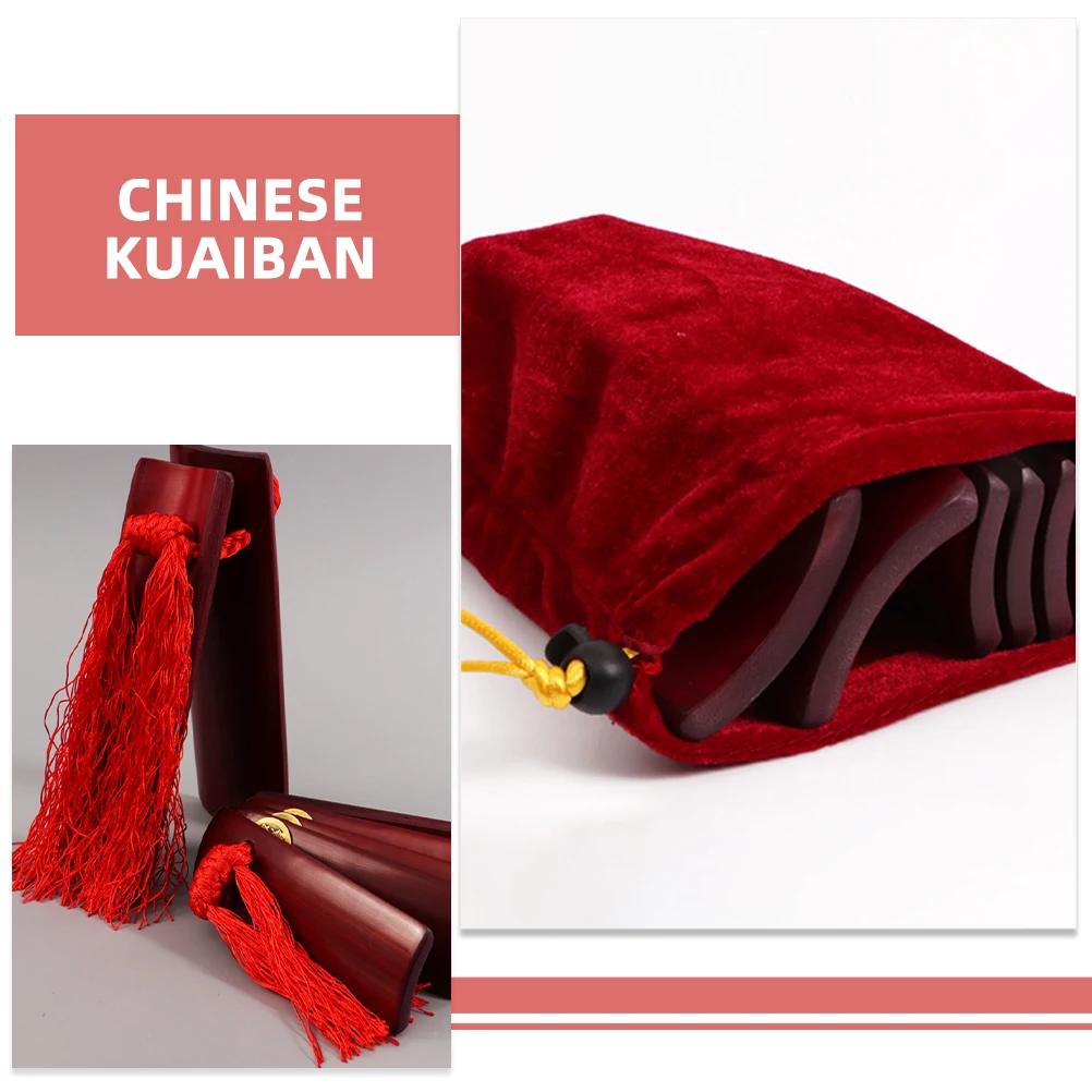 2 قطعة مجموعة الأطفال Kuaiban الصينية الخيزران اليجرو كلابر أداة للأطفال لوحة صغيرة كبيرة قرع الموسيقية التقليدية