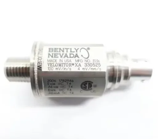 

Датчик вибрации 330525 для промышленных турбин, IP67, нержавеющая сталь