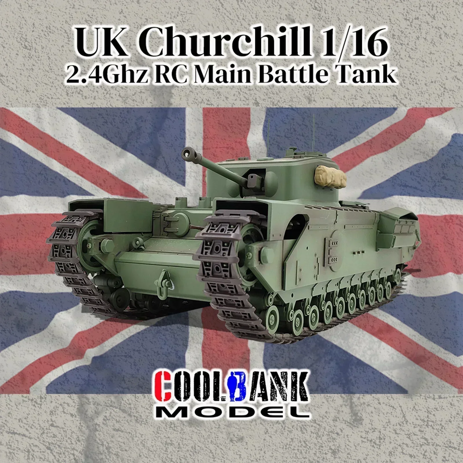 

C2310 Remote-Controlled 1:16 Tank Garage Soldier Passenger Churchill Full Scale Electric Rc Tank Children Military Surprise Toys