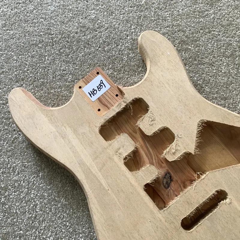 HB559  ST Model  Electric Guitar Body SSH Pickups Solid Alder With Basswood Tremolo Style Parts Replace Accessories Unfinsihed