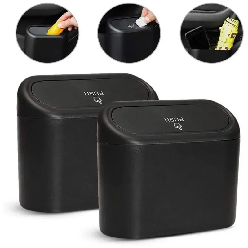 Car Trash Can Car Chair Back Car Door Hanging Storage Box Multi-function Garbage Bag Car Sueds Storage Supplies