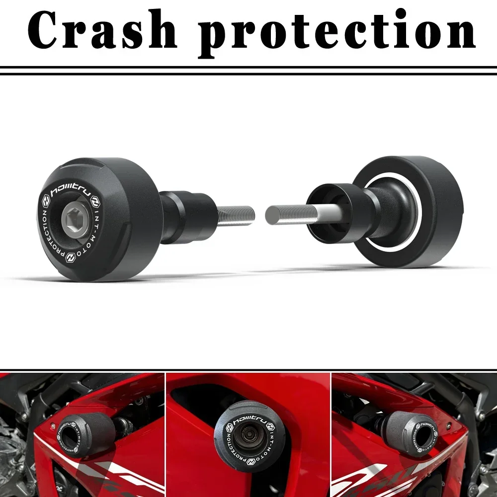 

ZX6R Frame Sliders Crash Protector For Kawasaki ZX-6R 2019-2023 Motorcycle Accessories Falling Protection Pad