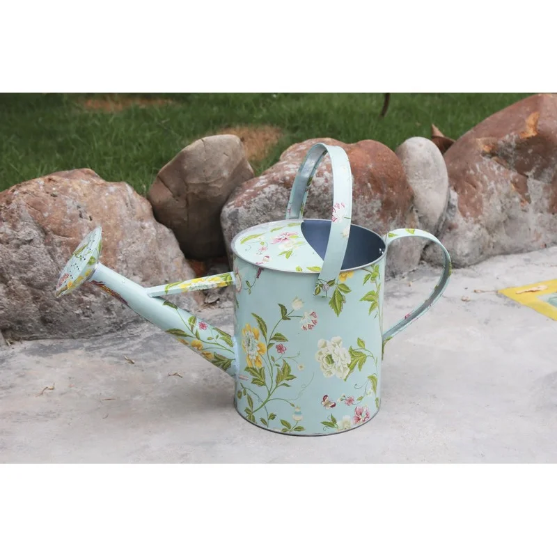 

Family Water Bottle Easy Use Handle for Watering Plants Metal Watering Can Garden