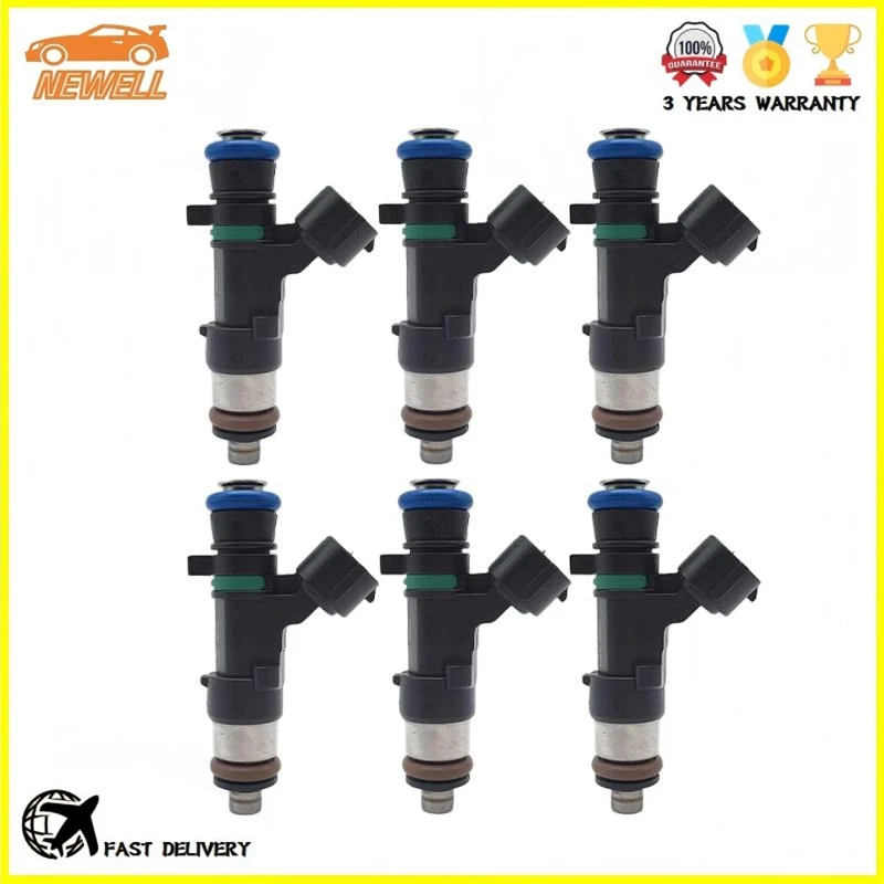 6pcs 0280158005 16600-7Y000 Fuel injector For NISSAN Quest 2004-2009 Maxima 2004~2008 Altima 2005~2006 Murano 2003~2004 3.5L V6