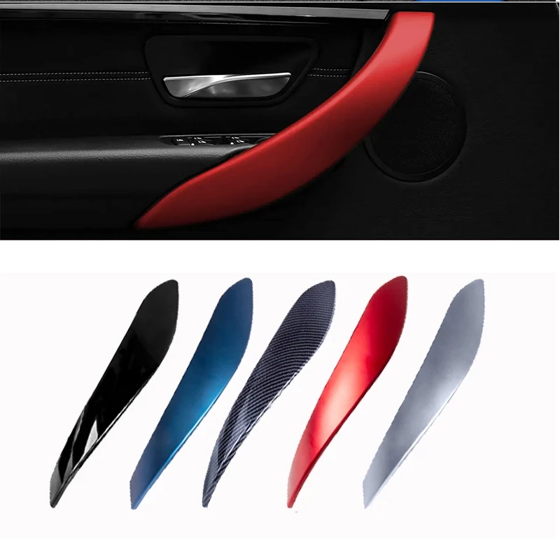 Car Door Handle Cover Trim Replace For BMW  F30 F32 F80 F31 F33 F34 F35 F36 3 4 3gt Series 2012-2018 Carbon Look Outer Frame