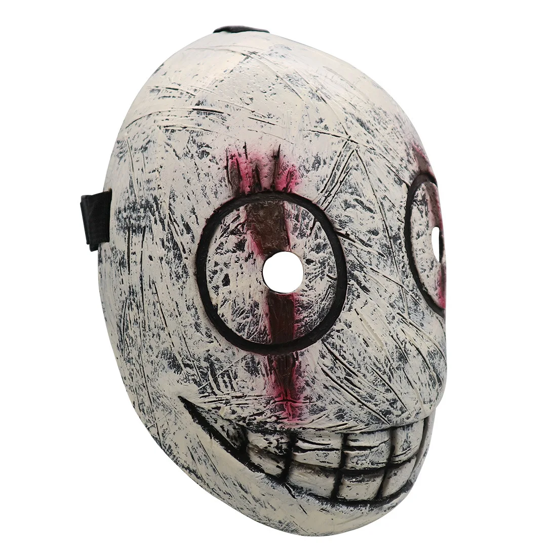 Halloween Natale Maschera Cosplay Gioco Macellaio Sangue Lattice Donna Uomo Carnevale Festa di compleanno Puntelli Spaventoso Killer Trapper Casco