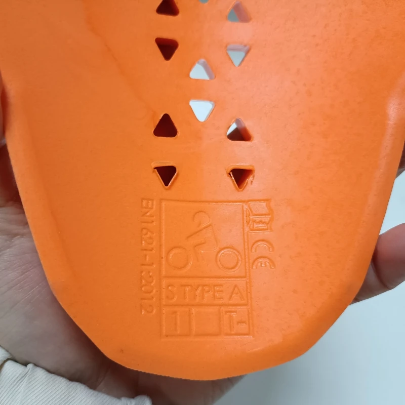 CE Certified Motorcycle Back Armor Insert Orange/Green Anti-Shock Universal Spine Protector Pad for Riding Jacket Armor view 6