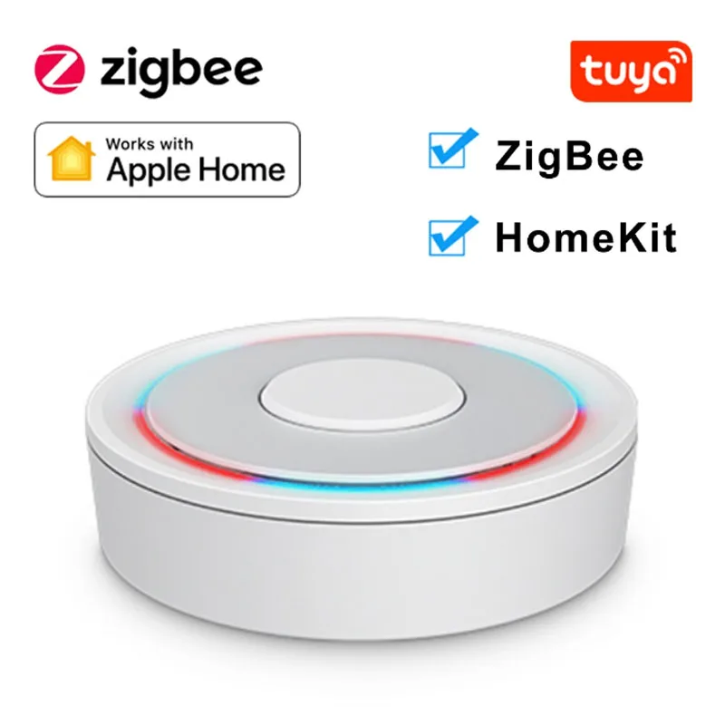 Tuya Zigbee Homekit Gateway Hub Wire Smart Home Bridge or Door/ Water Leak Sensor Support Apple Home Kit Alexa Google Assistant