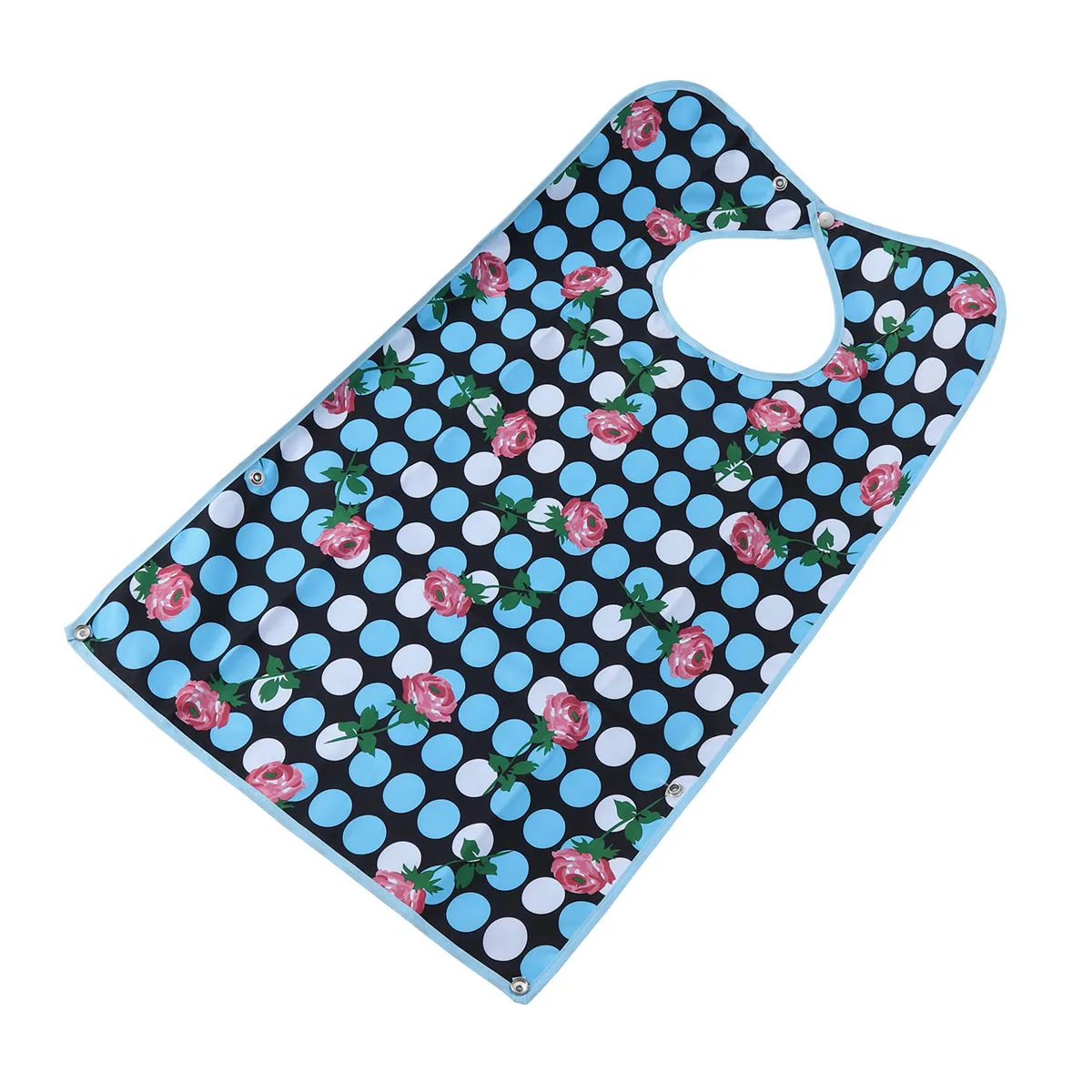 

Нагрудник для еды для взрослых, двухслойный, машинная стирка, водонепроницаемая защита для одежды, съемный ловец для крошек, идеально подходит для прикожих к постели