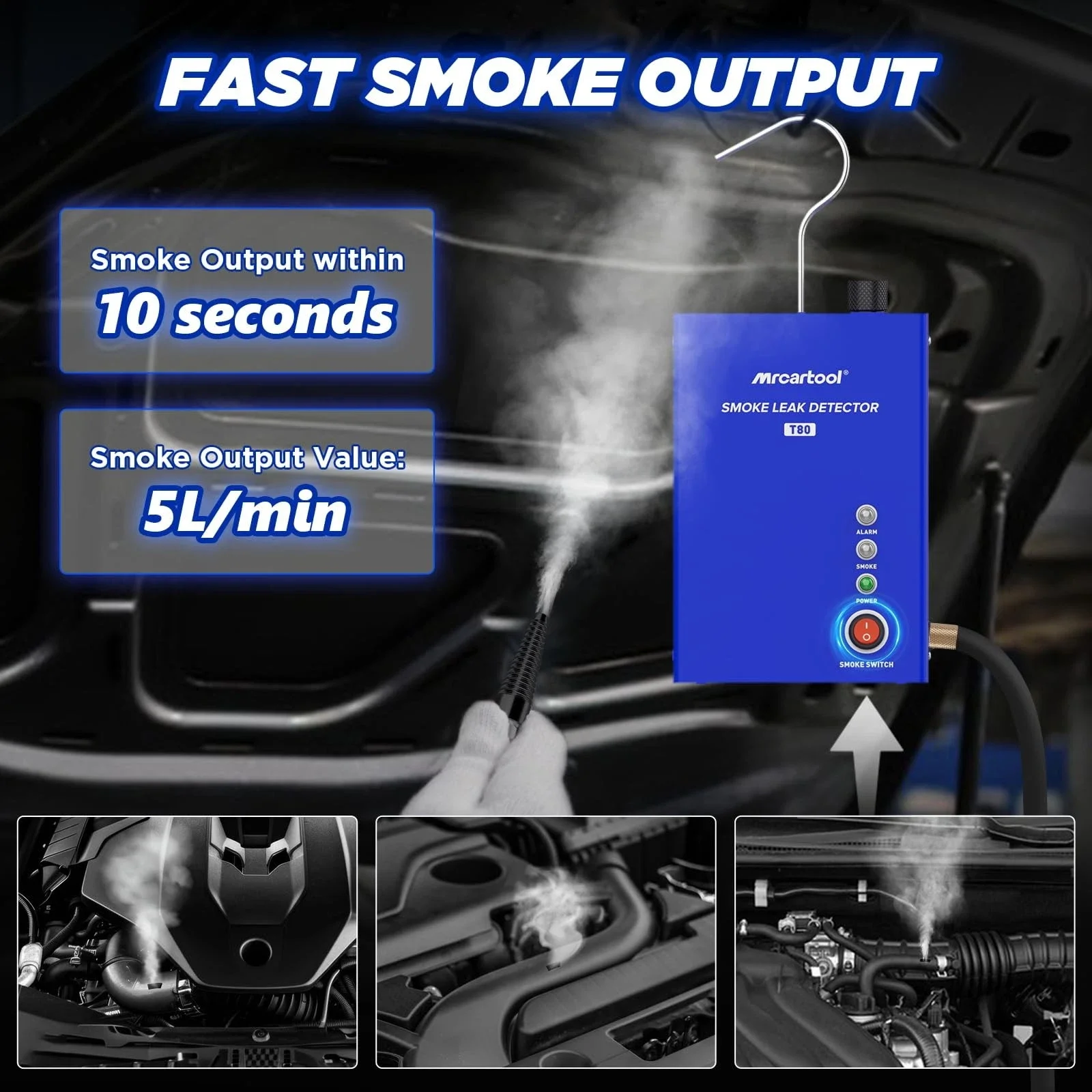 MR CARTOOL T80 Máquina de Humo - Smoke Alarm Escape Light reseña y precio