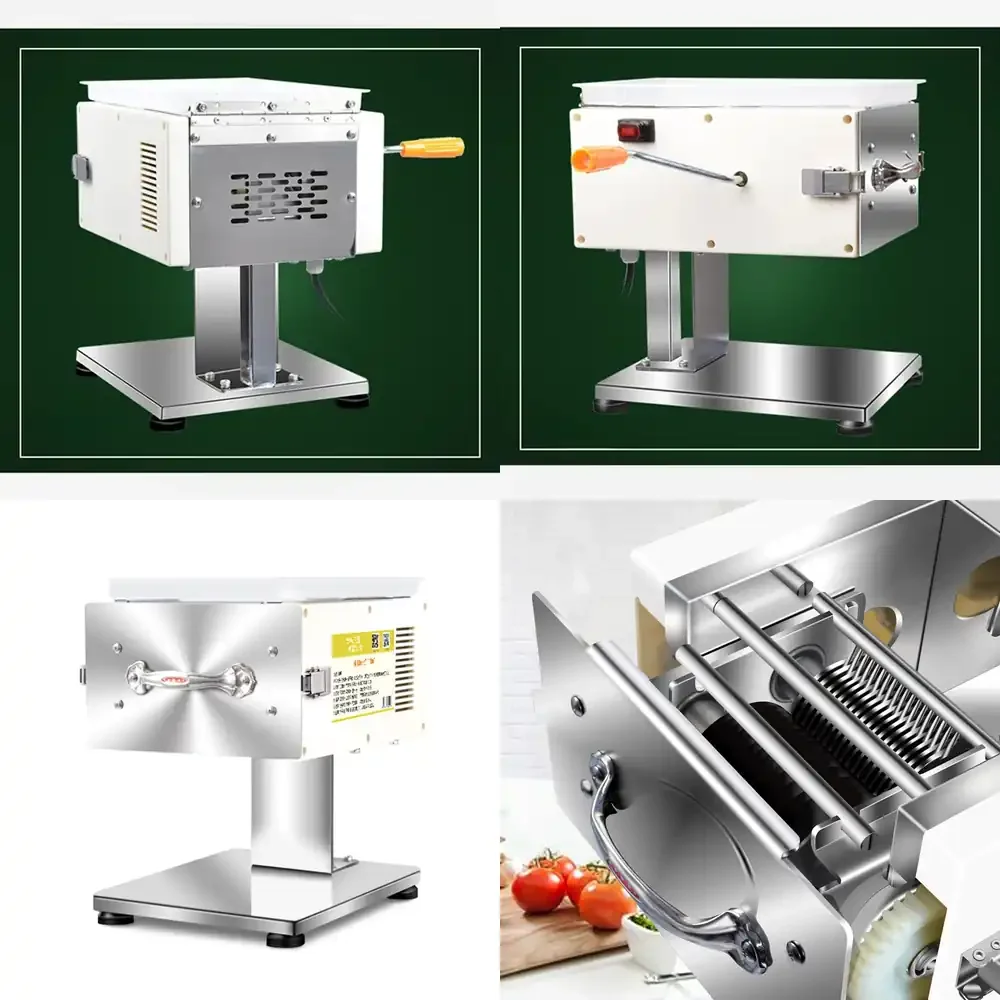 

2026-Commercial Meat Cutter Small Automatic Minced Meat Shredded Meat Electric Slicing And Shredding 550w