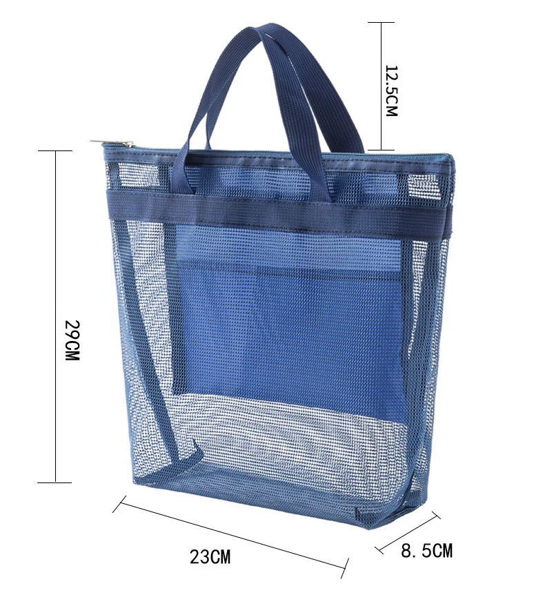 Mesh Large Capacity Cosmetic Bags Toiletry Skin Care Product Organizer Travel Washing Bath Accessories Bags Swimming Beach Bag