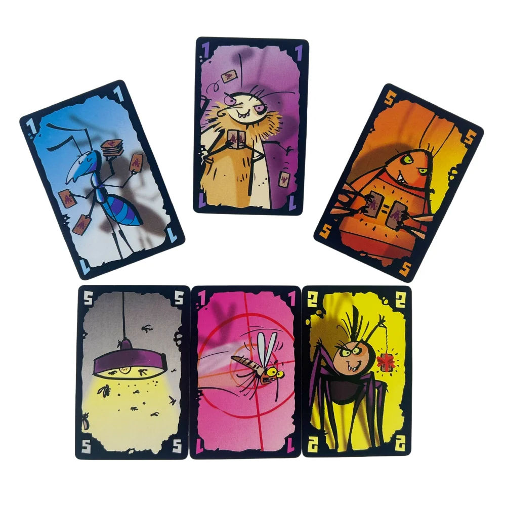 Polilla Tramposa Español, Juego de Cartas, El Juego de Mesa Español de la Trampa, Juego de Cartas Familiar para Fiestas