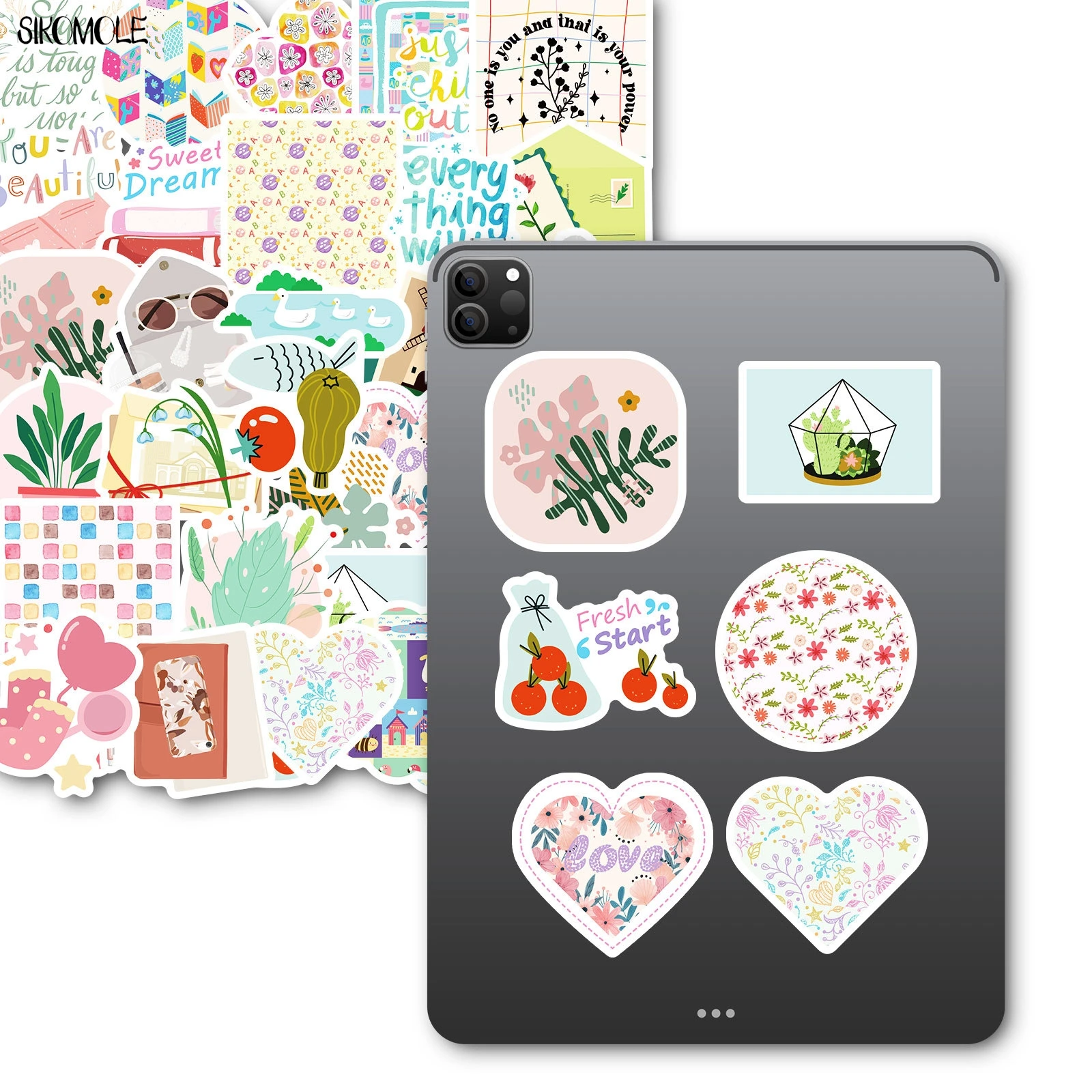 10/30/50 قطعة Kawaii لطيف ملصق Vsco لايف الكتابة على الجدران ملصقات جماليات INS ملصق مائي المحمول الهاتف الأمتعة سجل القصاصات سيارة ملصق