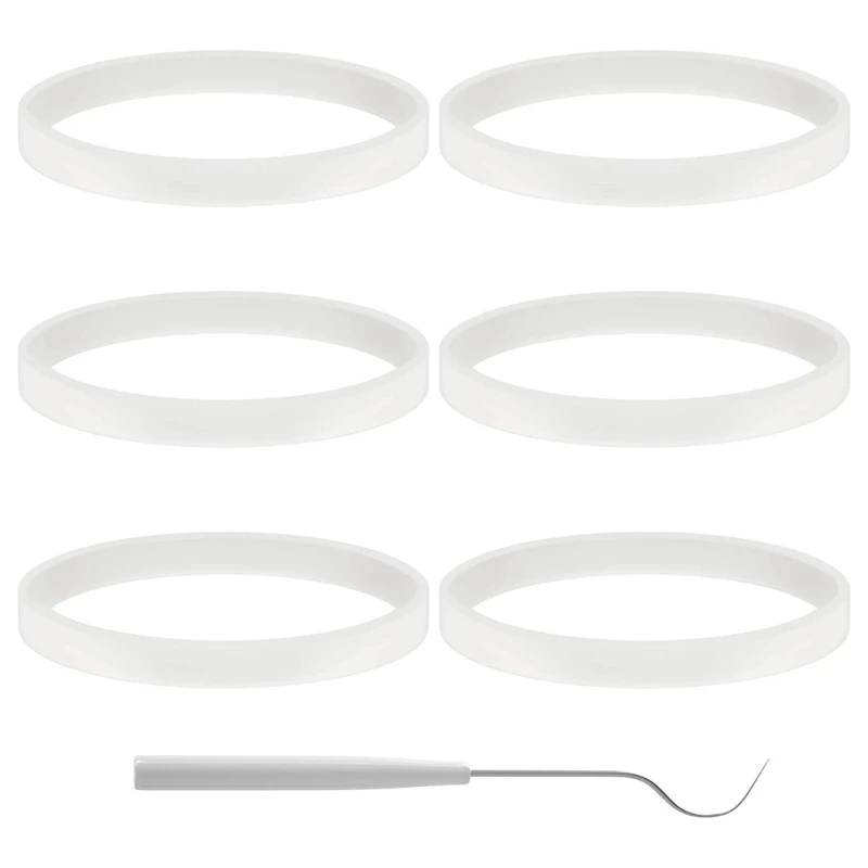 

6 Pcs Blenders Rubber Gasket Sealing O Ring for Auto Series Easy to Replace