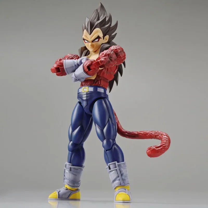 Em estoque bandai figura ascensão padrão dragon ball super saiyan 4 filho gokou vegeta montagem dos desenhos animados anime figura de ação modelo brinquedo
